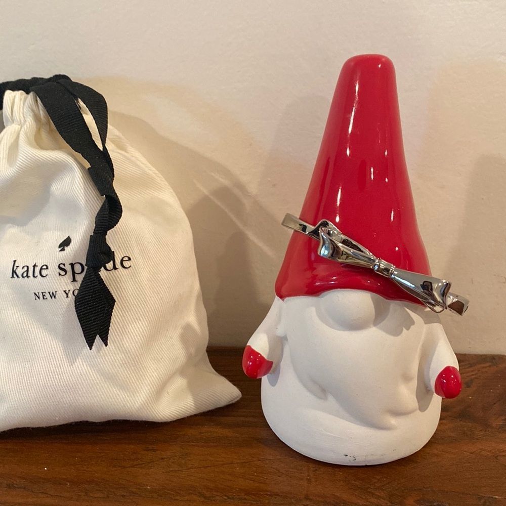 ‘Love Notes’ silver bow bracelet NWT